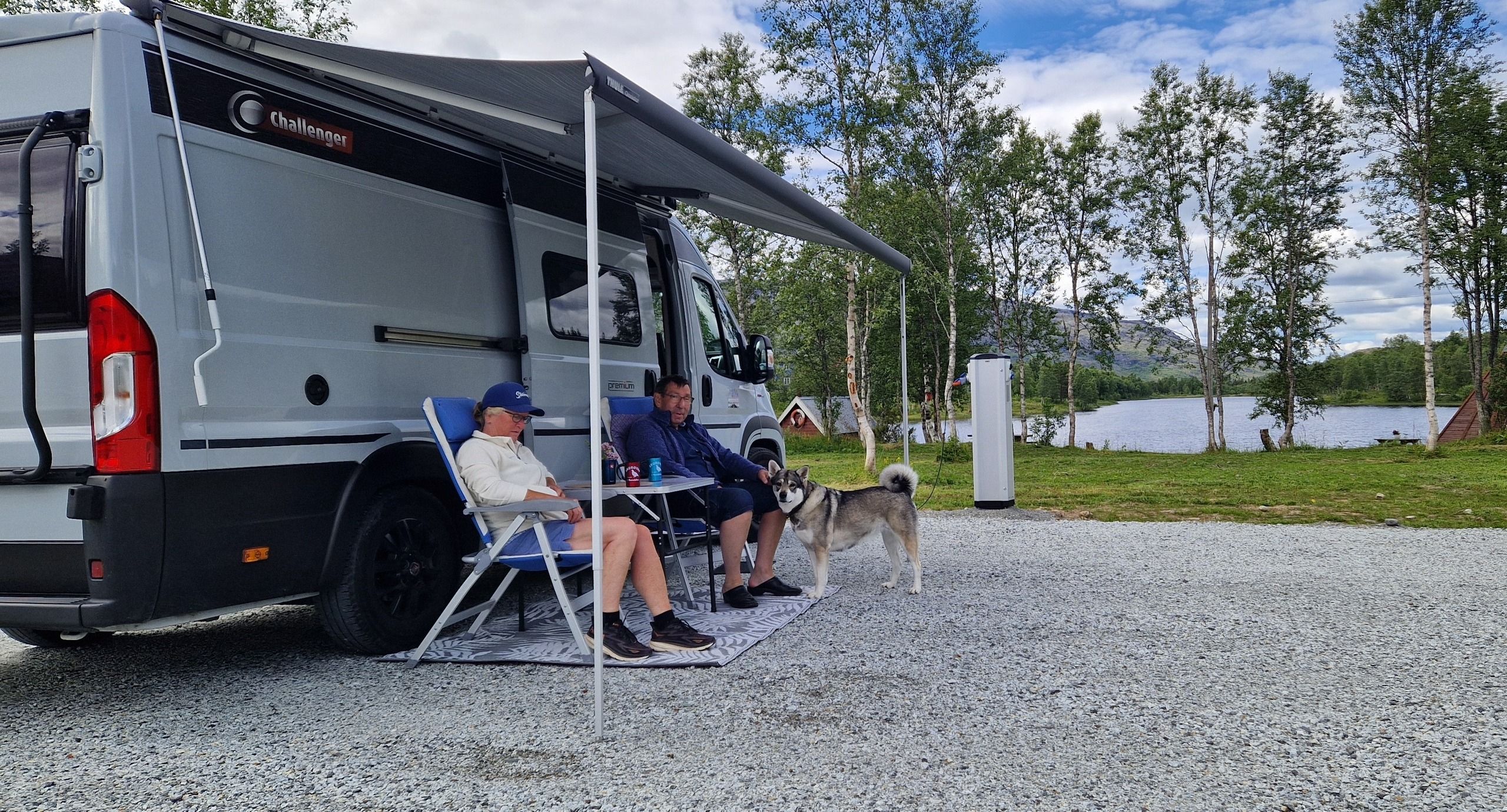 Campingliv på Sletta, ved Lisskorovatnet